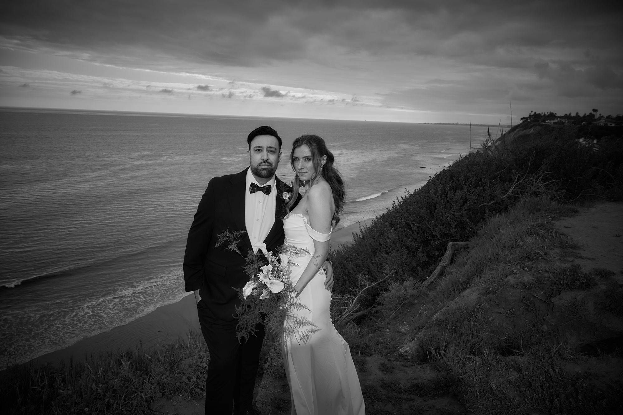bride-groom-portrait-santa-barbara-coastal-cliffs-ocean-wedding